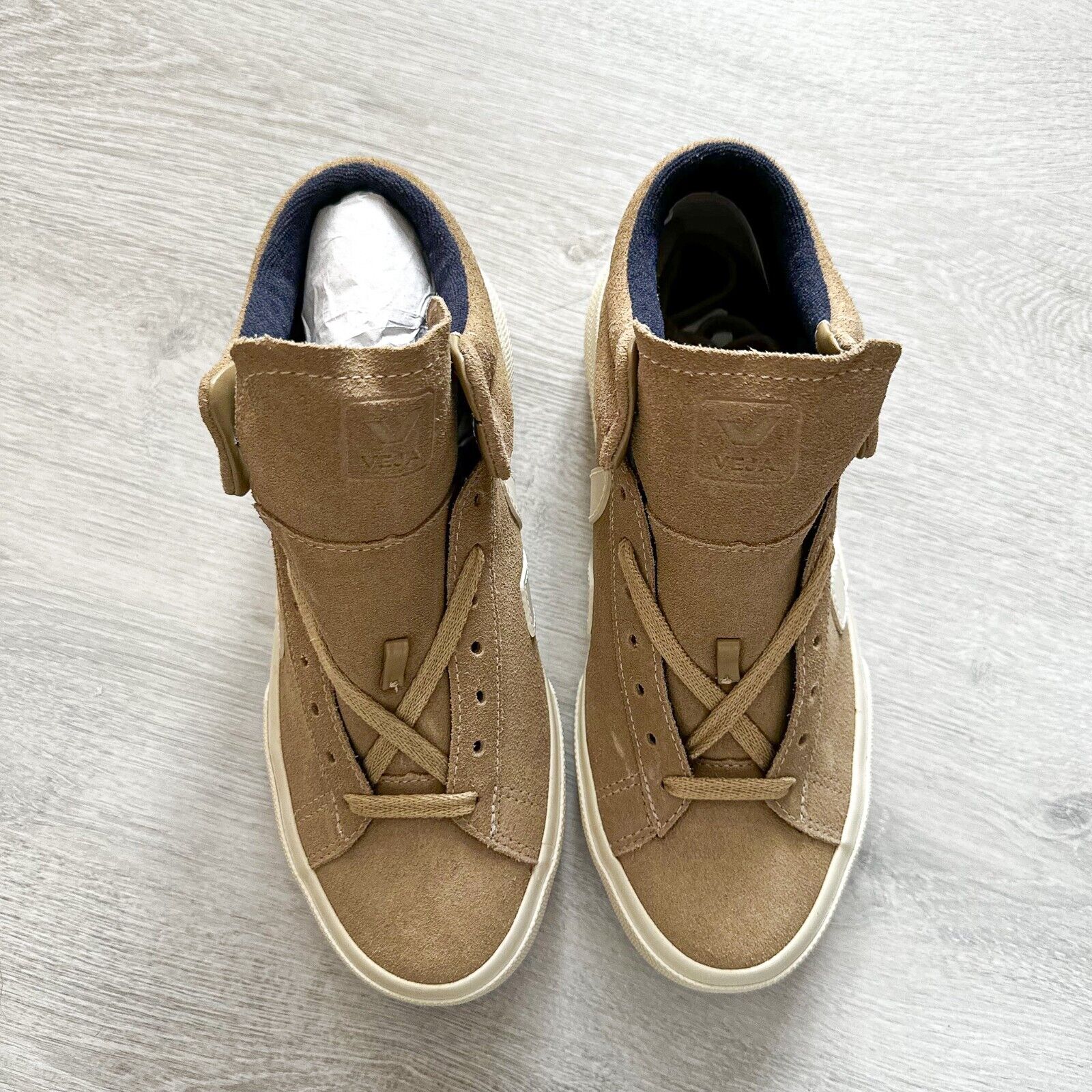 VEJA Minotaur Dune Brown Suede Pierre V Trainers Sneakers - House Of Huntington