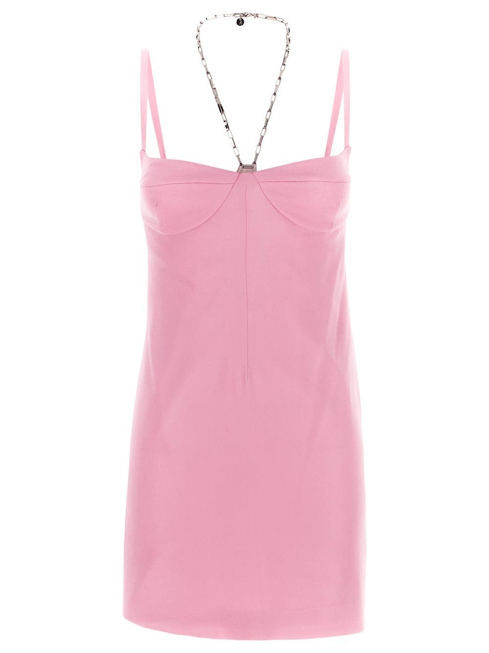 attico pink dress The Attico - Pink Milton mini dress 228WCA122E063F