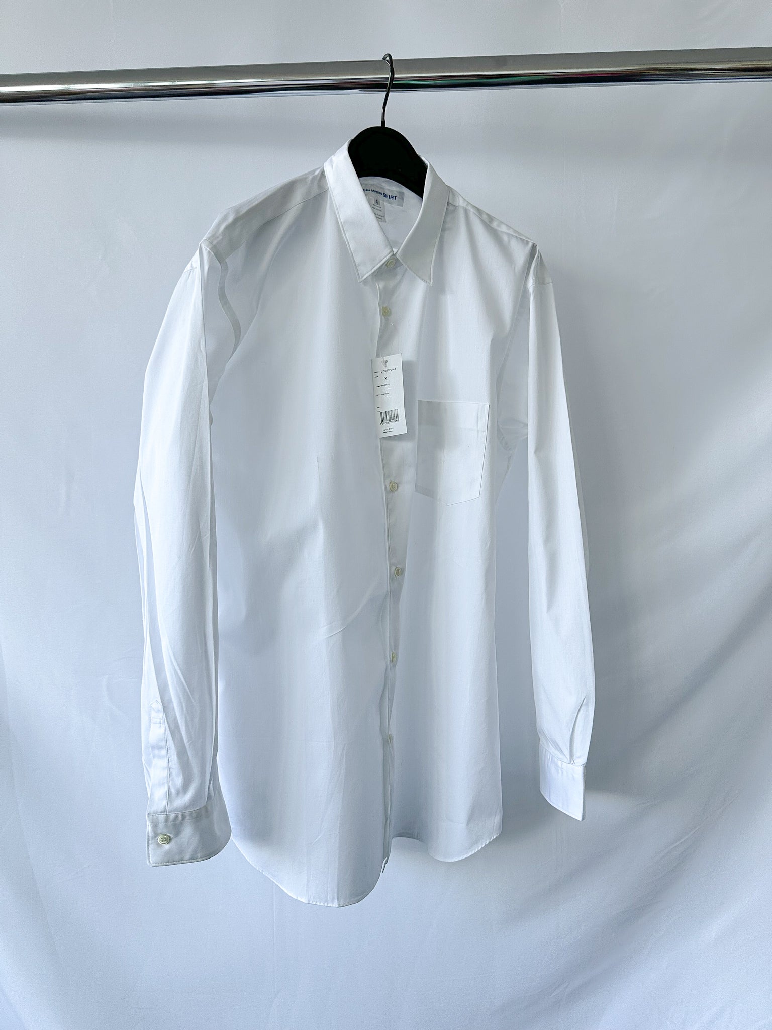 Comme Des Garcons Basic White Shirt House Of Huntington Comme Des Garcons Basic White Shirt House Of Huntington