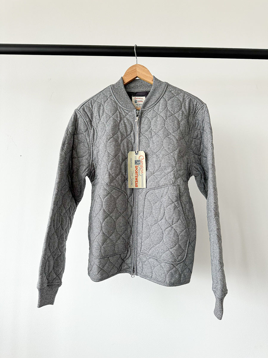 Champion × TODD SNYDER / ジャケット/S/コットン/GRY Champion X Todd Snyder Quilted Grey Bomber Jacket – House Of