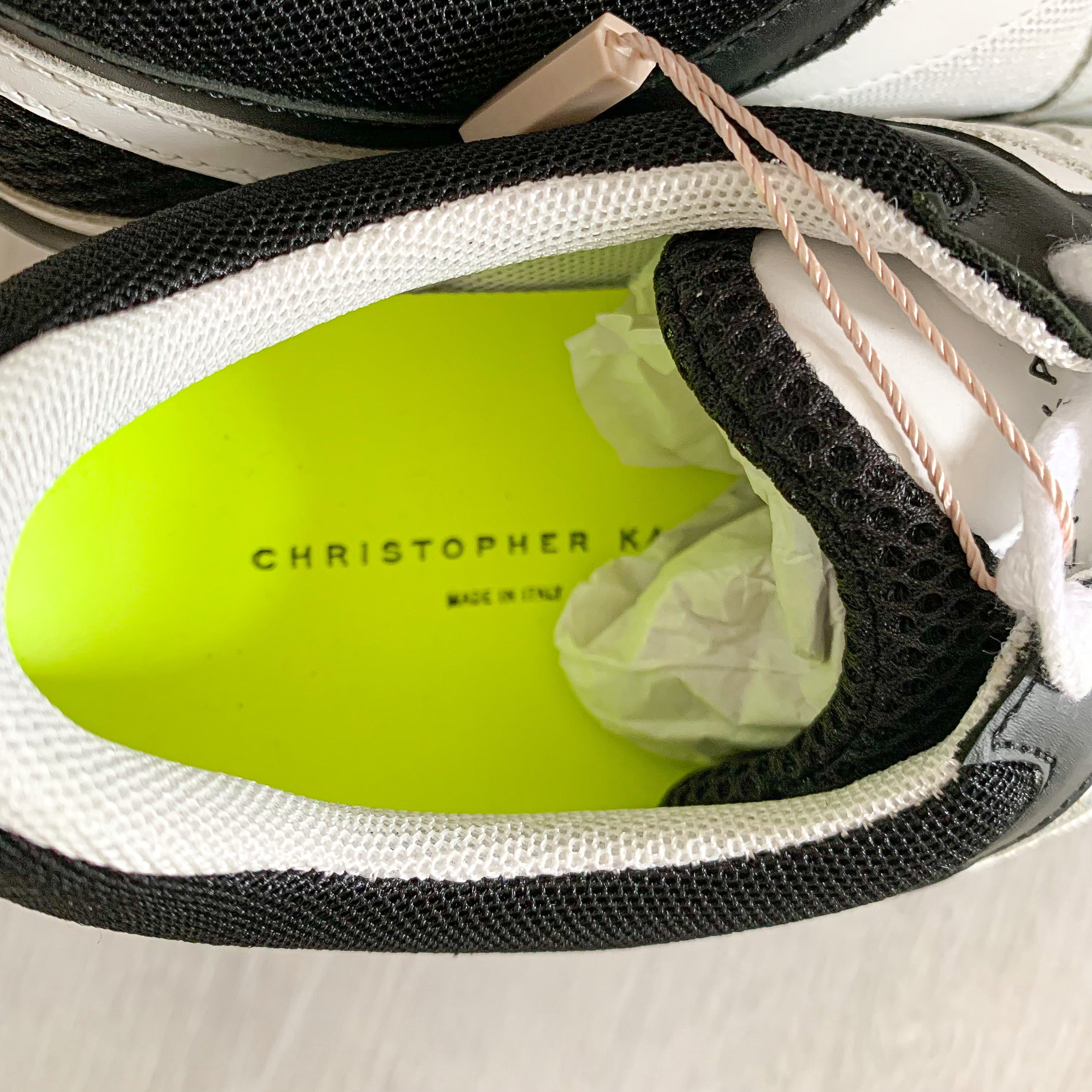 Christopher Kane Looner Sneakers in Black White - House Of Huntington