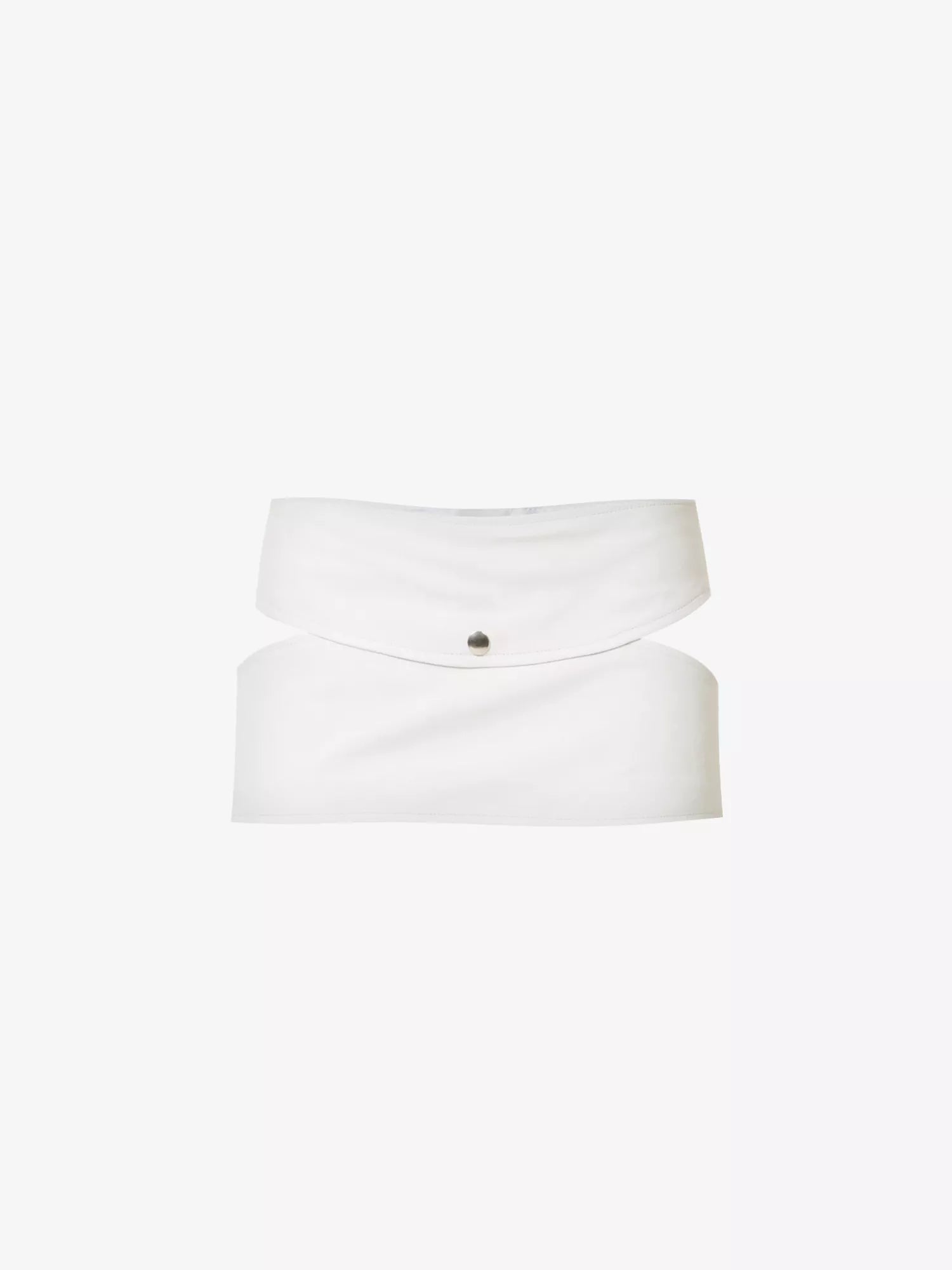 MOWALOLA Suede Leather Cut-Out Sides Mini Skirt - House Of Huntington