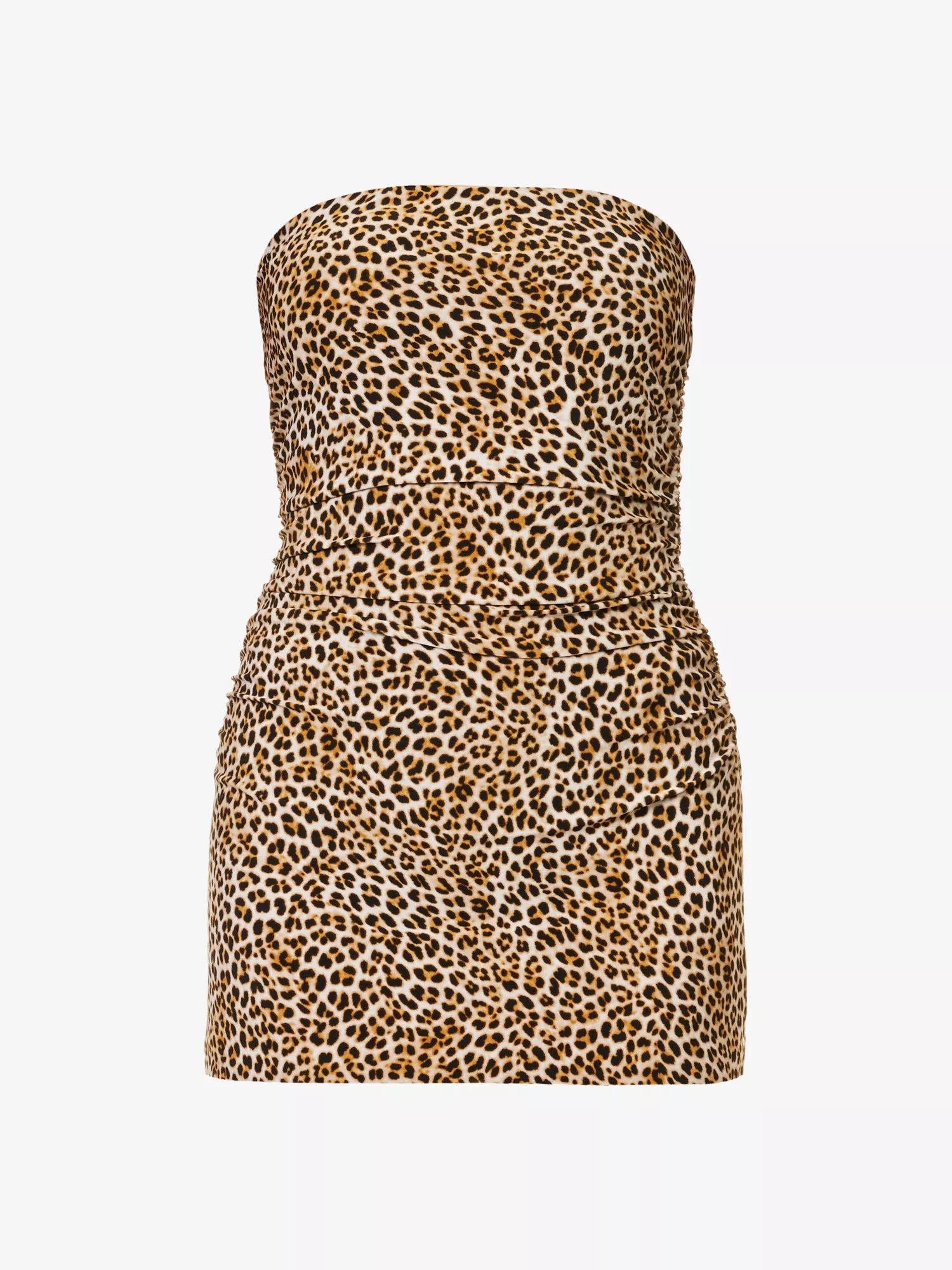 NORMA KAMALI Leopard Print Strapless Bandeau Pickleball Mini Dress – House Of Huntington NORMA KAMALI Leopard Print Strapless Bandeau Pickleball Mini Dress – House Of Huntington