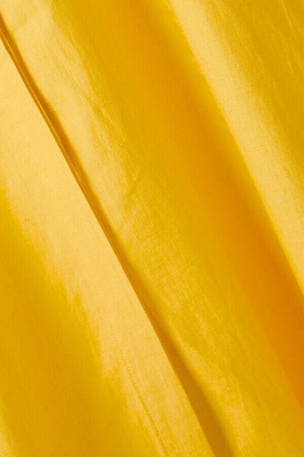 GABRIELA HEARST Yellow Massey Button-Up Shirt Maxi Dress - House Of Huntington