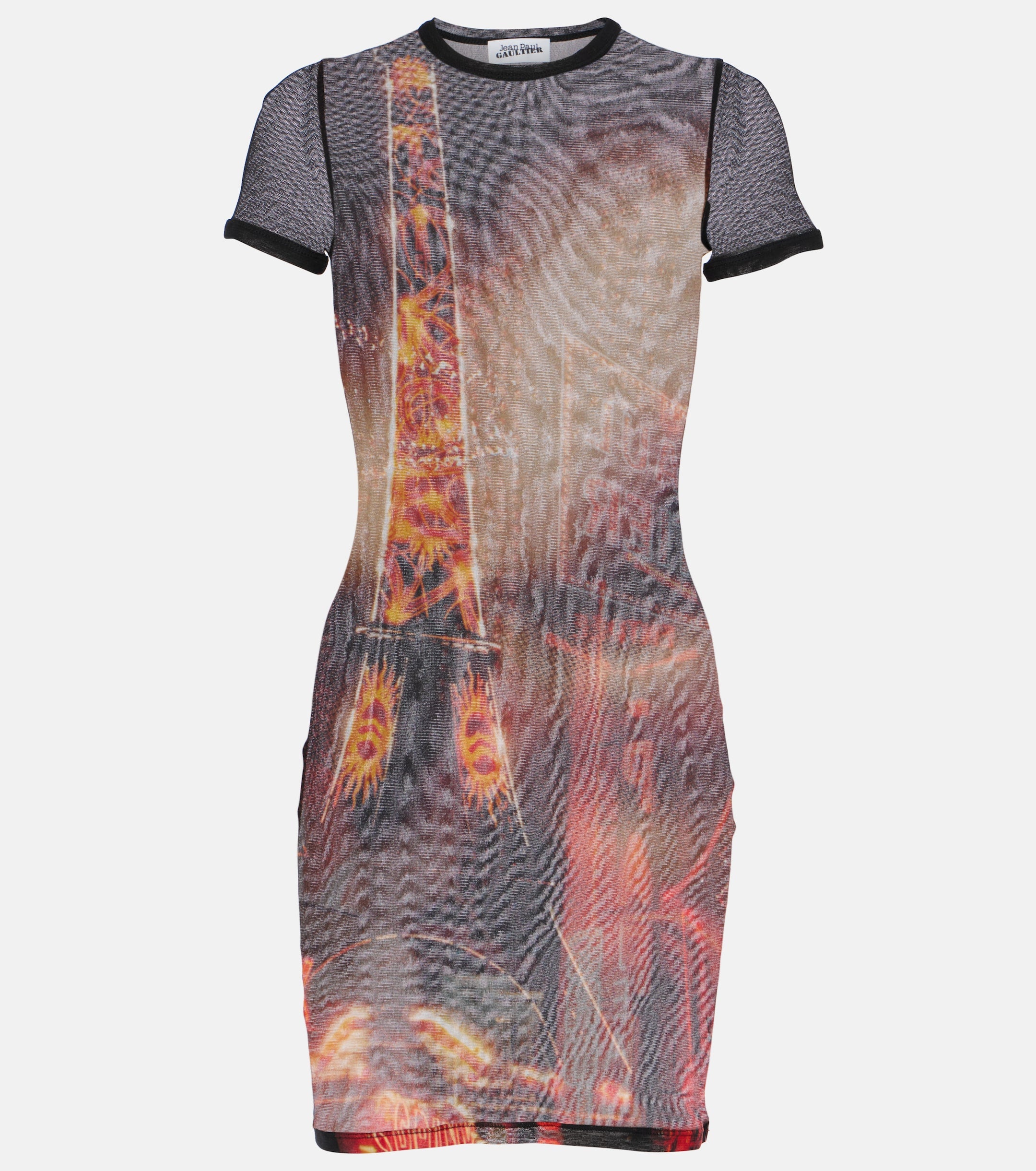 Jean Paul Gaultier Pigalle Paris Print Mesh Mini Dress House Of Huntington Jean Paul Gaultier Pigalle Paris Print Mesh Mini Dress House Of Huntington