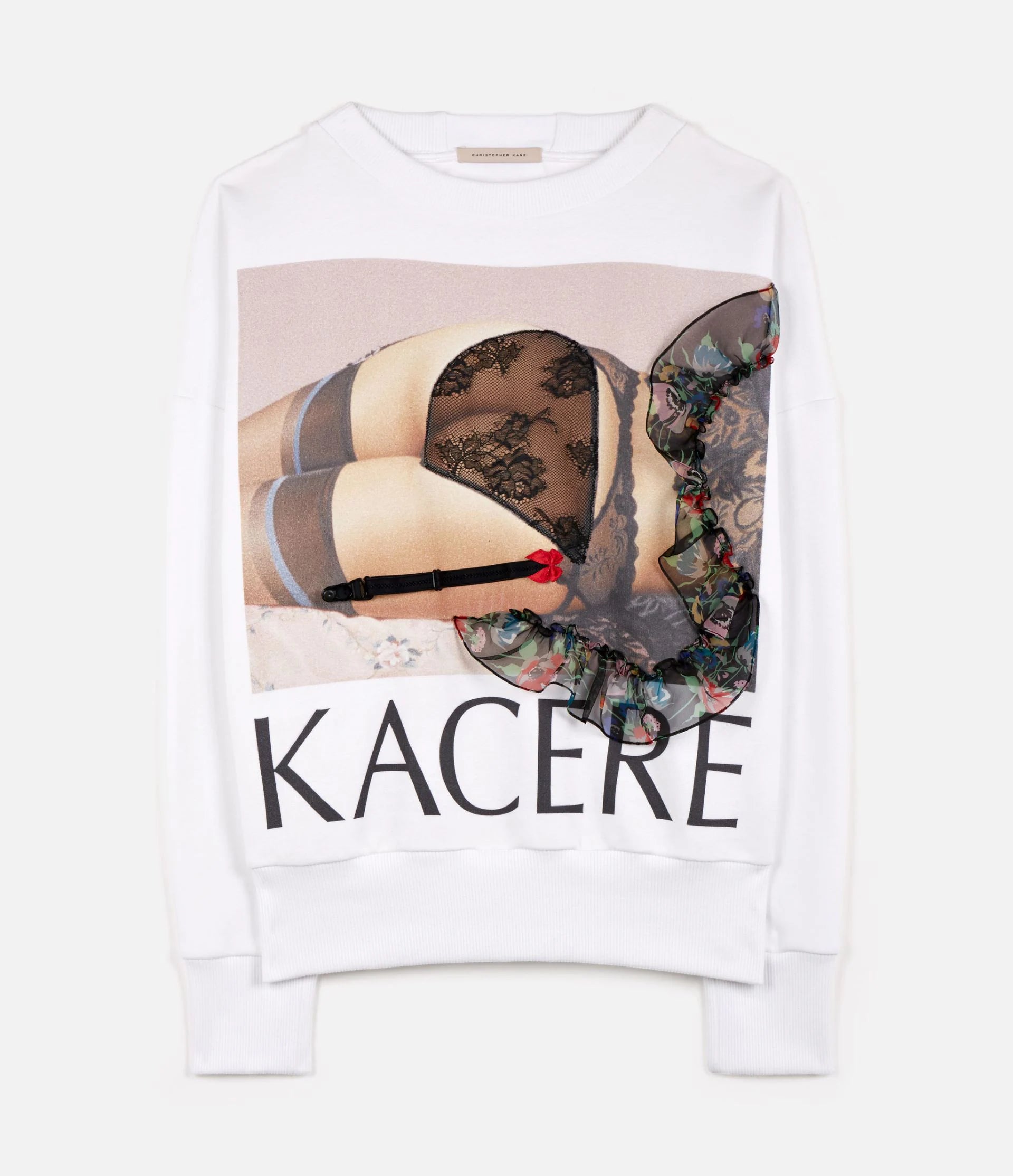 Christopher Kane Lingerie Graphic Kacere Sweatshirt - House Of Huntington