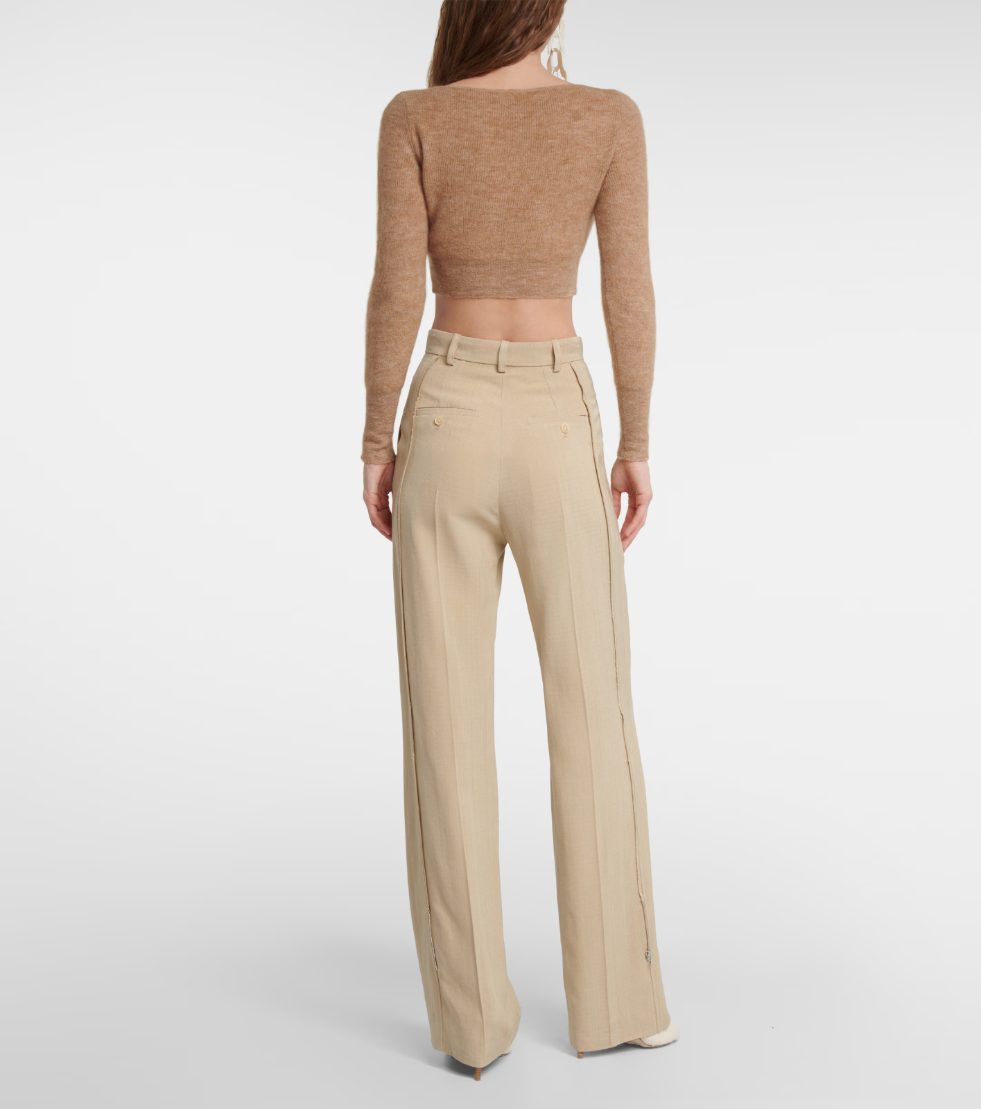 JACQUEMUS Le Cardigan Alzou Mohair Blend Cardigan - House Of Huntington