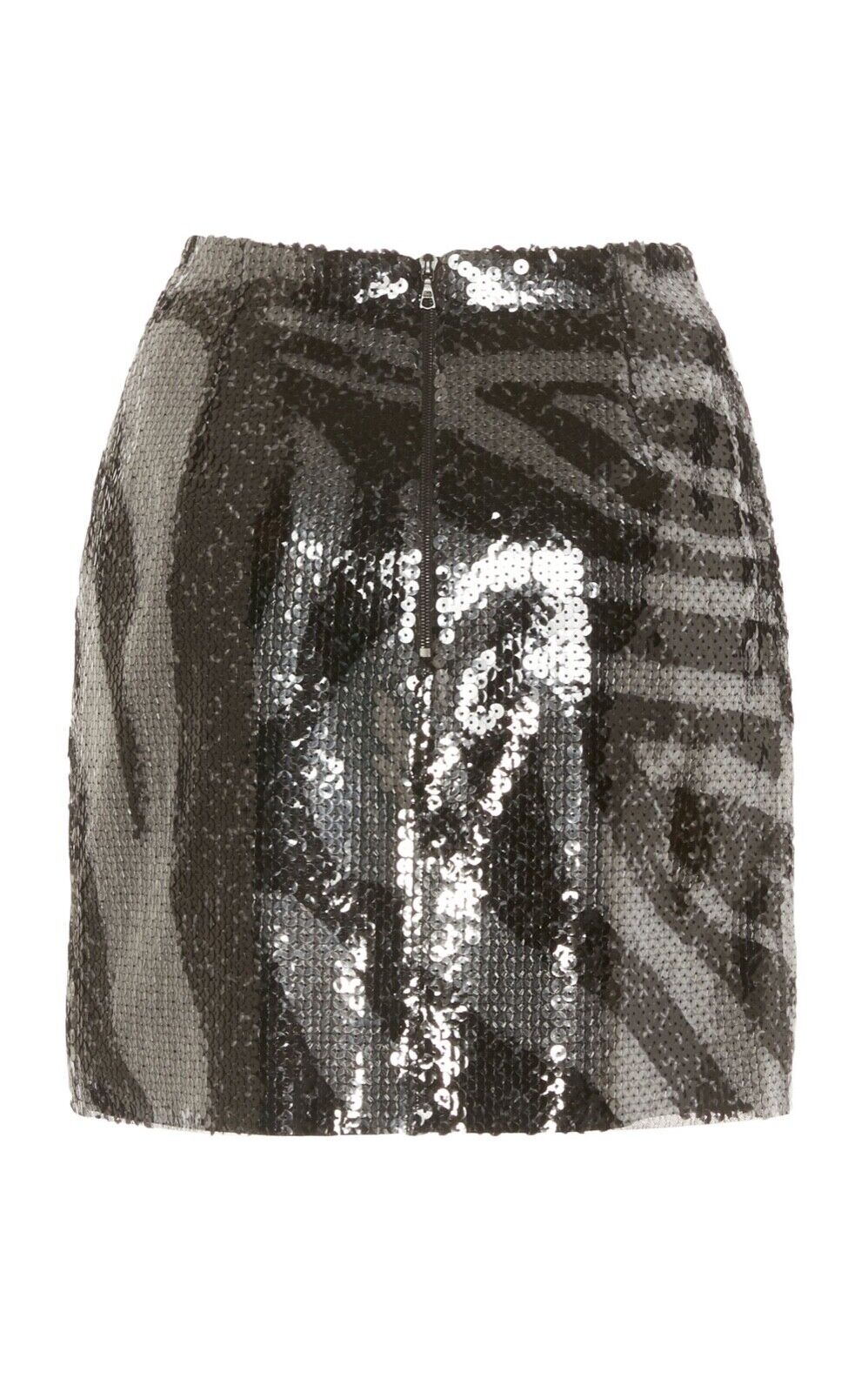 DAVID KOMA Sequin Zebra Print Bodycon Skirt - House Of Huntington