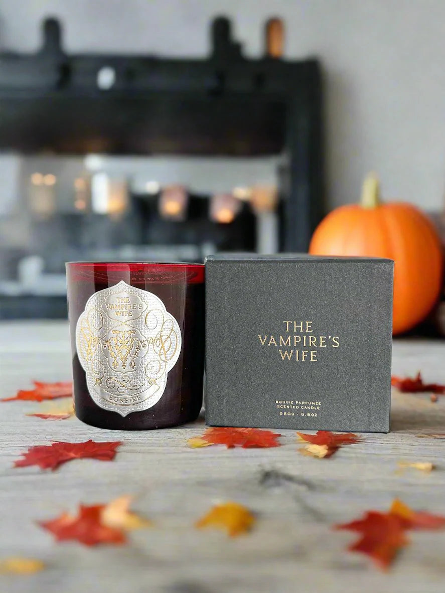 Experience the Best Halloween Candle: The Vampire's Wife Bonfire Halloween Trudon Candle - House Of Huntington