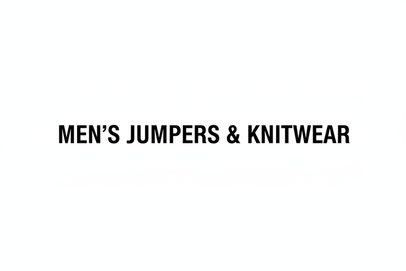 Men's Jumpers And Knitwear