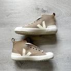 VEJA Nova Brown High Top Logo Trainers Sneakers - House Of Huntington