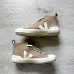 VEJA Nova Brown High Top Logo Trainers Sneakers - House Of Huntington