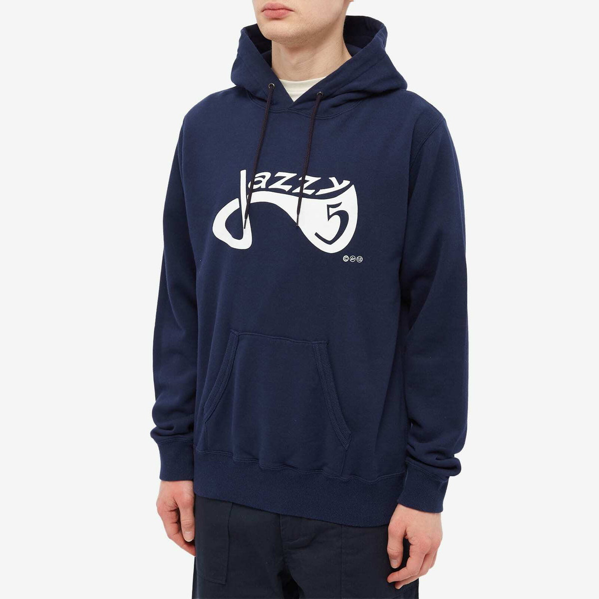 Uniform Experiment Men's Fragment Jazzy Jay 5 Hoody in Navy