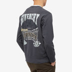 Givenchy Men's Multi Logo Crew Sweat in Charcoal