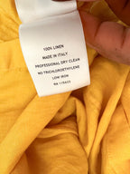 GABRIELA HEARST Yellow Massey Button-Up Shirt Maxi Dress - House Of Huntington