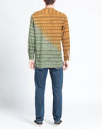 Acne Studio Peace Patterned Shirt In Green