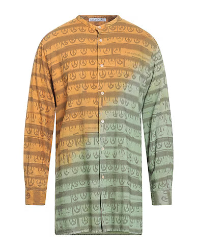 Acne Studio Peace Patterned Shirt In Green