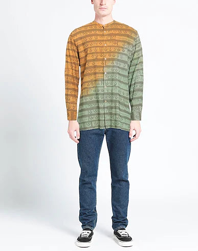 Acne Studio Peace Patterned Shirt In Green