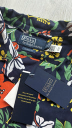 Polo Ralph Lauren Tropical Hawaiian Navy Floral Shirt