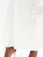 GALVAN Ibiza Pearl White One Shoulder Bridal Wedding Dress - House Of Huntington