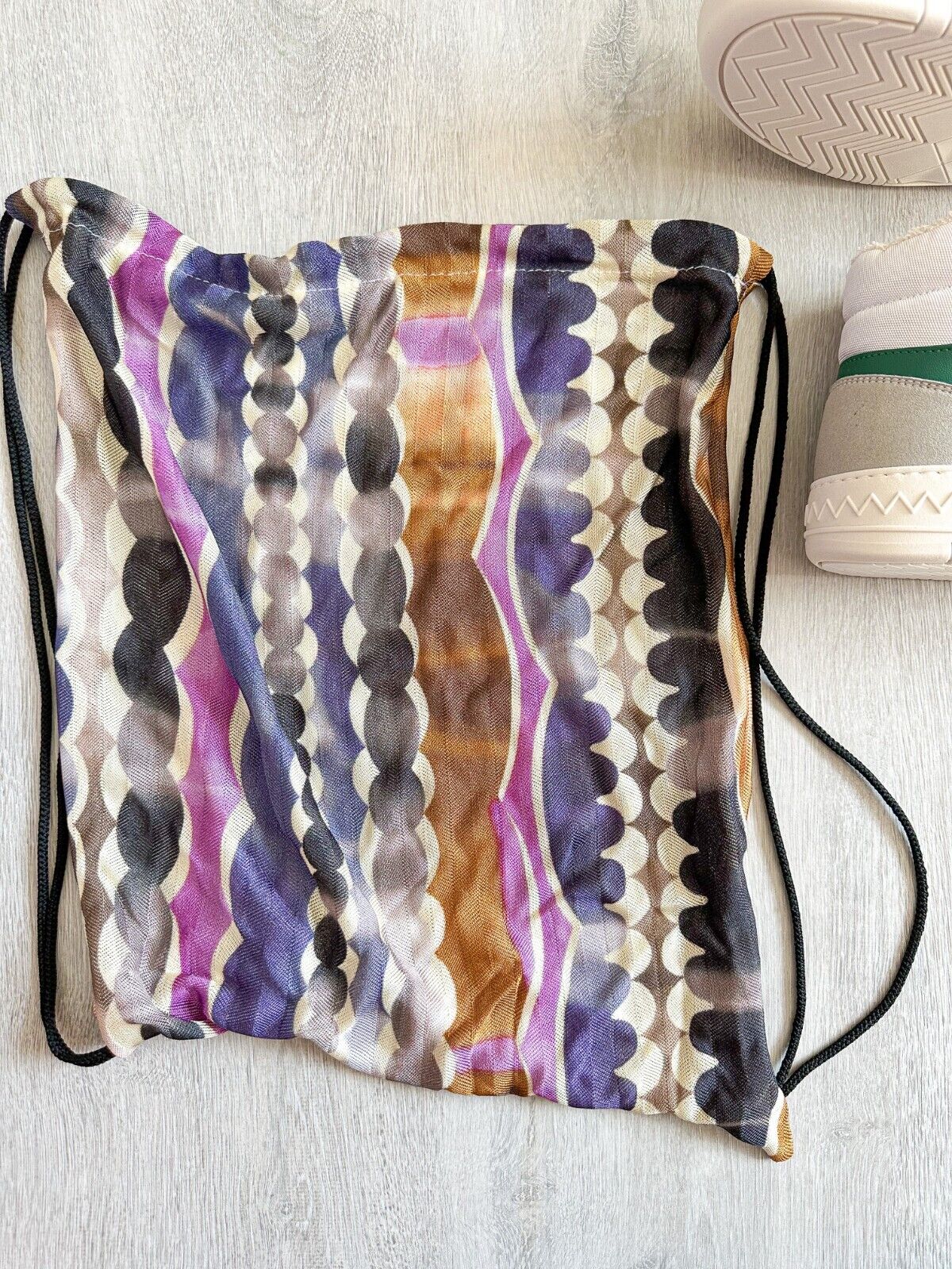 MISSONI Basket Zigzag Chevron Multicolour ACBC Trainers Sneakers + MISSONI Bag