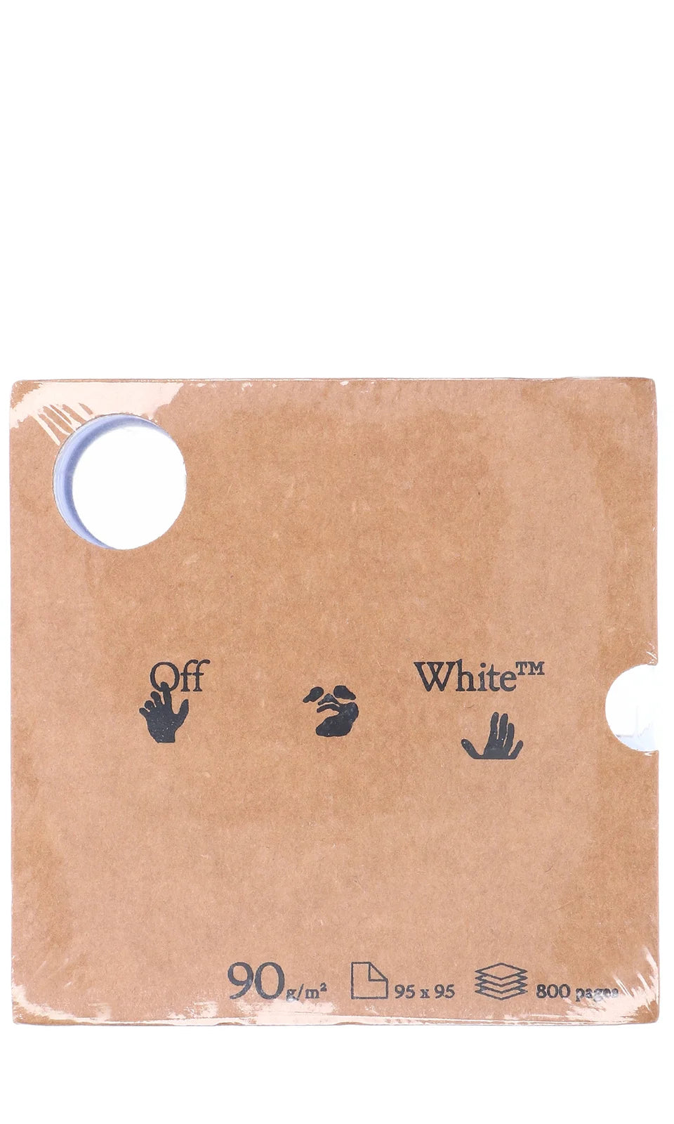 Off White Logo Printed Cube Notebook Paper