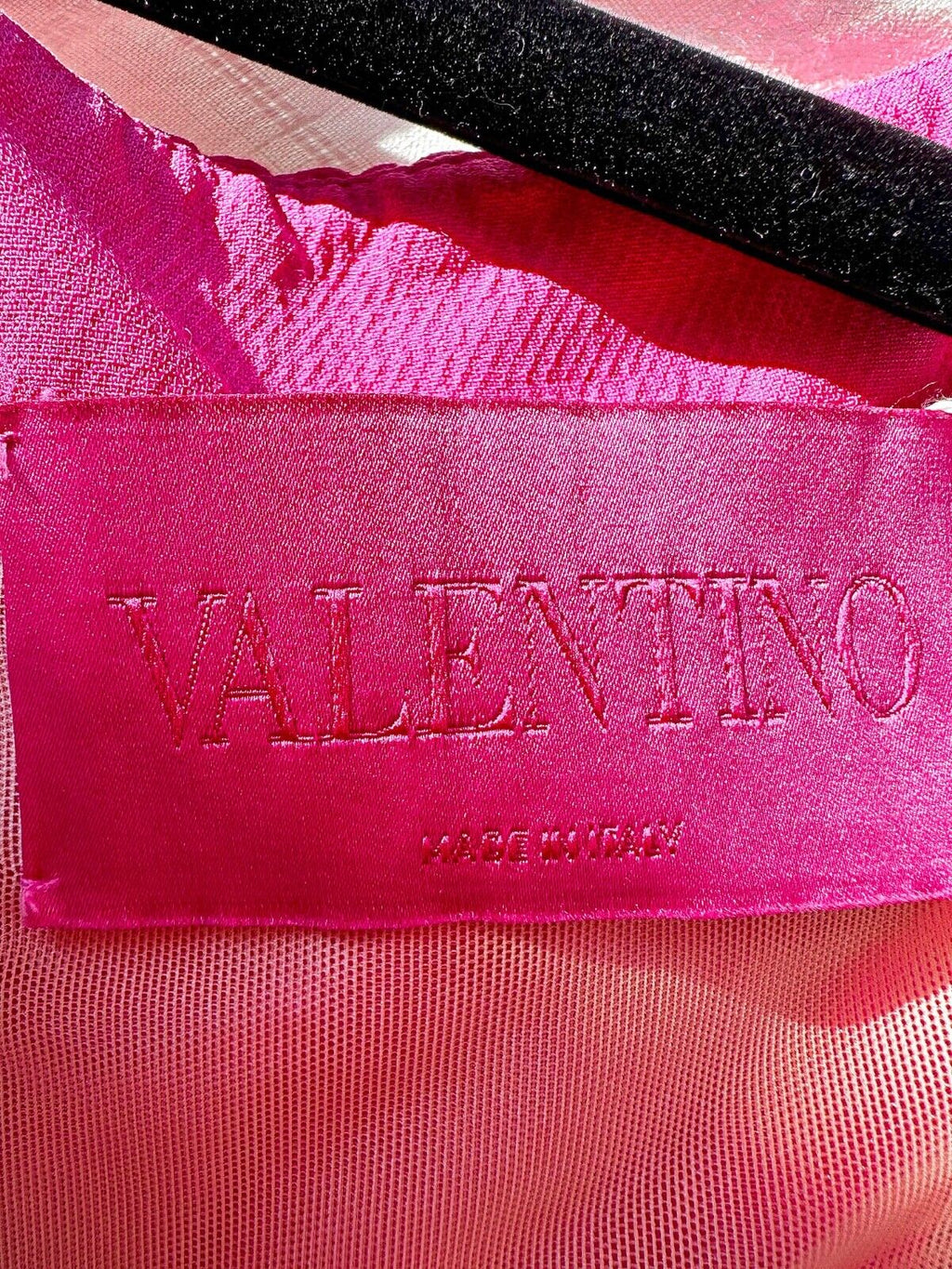 Valentino Garavani Couture Pink PP Crepe Off Shoulder Statement Jumpsuit