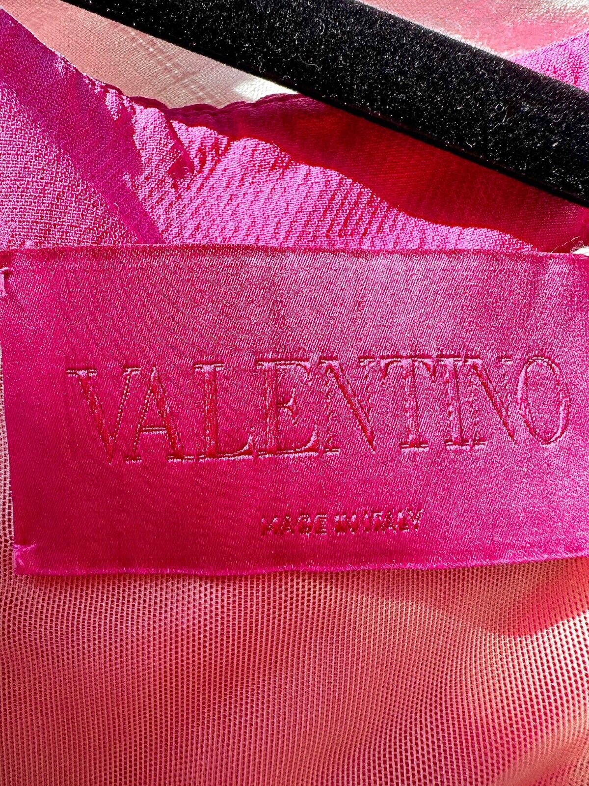 Valentino Garavani Couture Pink PP Crepe Off Shoulder Statement Jumpsuit