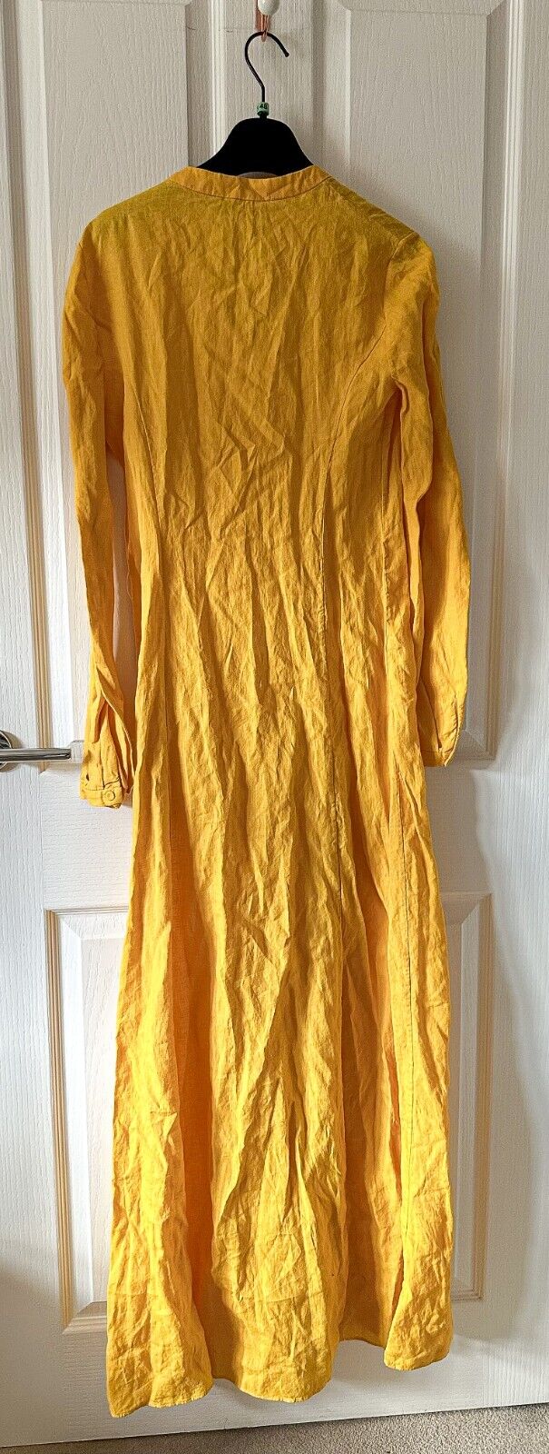 GABRIELA HEARST Yellow Massey Button-Up Shirt Maxi Dress - House Of Huntington