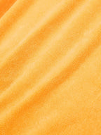 SPORTY & RICH NY Tennis Club Zip Up Orange Hoodie - House Of Huntington