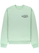 SPORTY & RICH Mens Mint Green Crew Neck Logo Sweatshirt - House Of Huntington