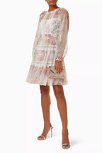 Needle & Thread Floral Wonder Micro Mini Dress