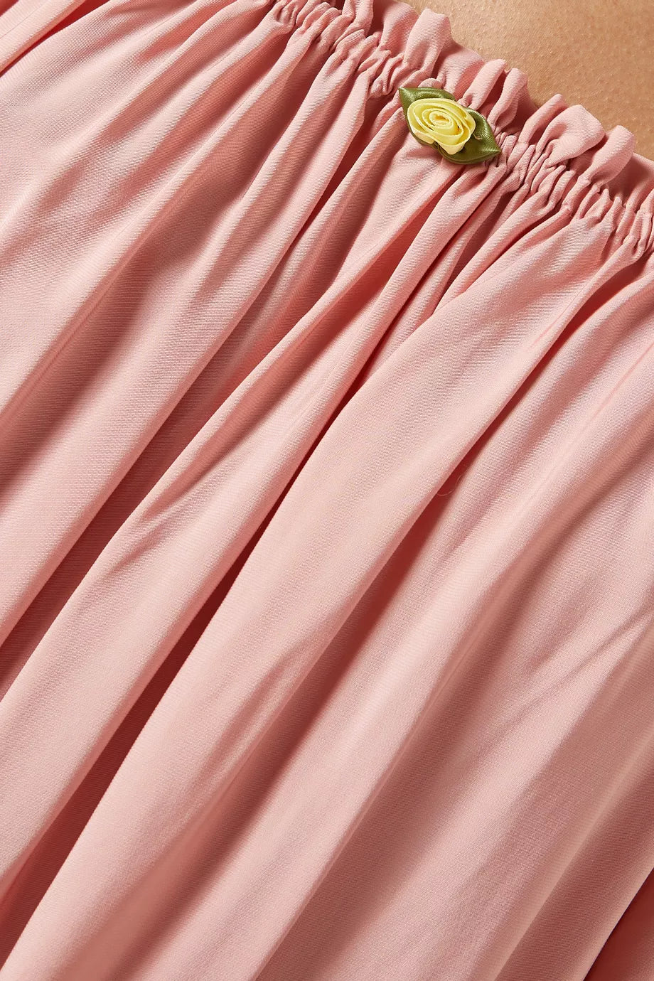 Sleeper Pink Satin Zephir Maxi Dress