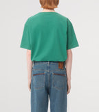 Valentino Green 'Chez Valentino' Print T-shirt