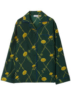 Burberry Dandelion Print Silk Pyjama Shirt