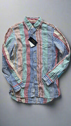 Polo Ralph Lauren Linen Multicoloured Striped Slim Fit Shirt