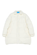 Nina Ricci White Duck Down Puffer Padded Logo Oversized Coat