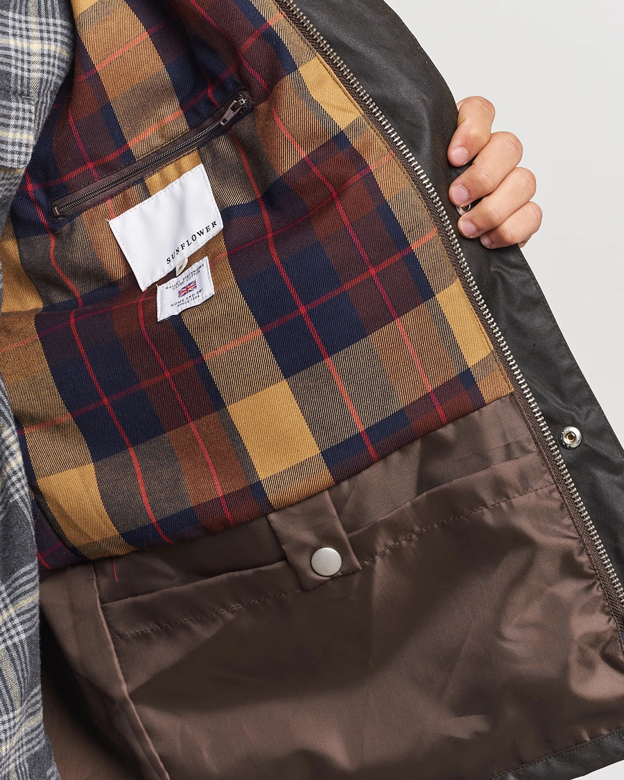 Sunflower Men's Waxed Leisure Jacket Olive