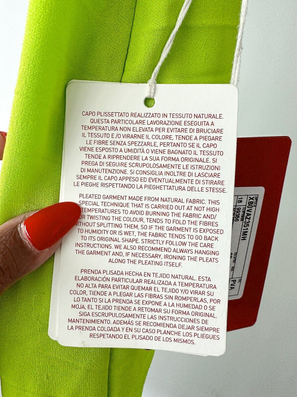 Valentino Garavani Green Pleat Detail One Shoulder Evening Occasion Gown