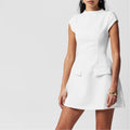 Odd Muse White The Ultimate Muse Cap Sleeve Mini Dress