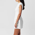 Odd Muse White The Ultimate Muse Cap Sleeve Mini Dress
