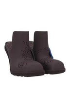 Burberry Rubber Highland Mules Burgundy