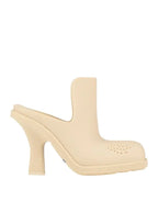 Burberry Rubber Highland Mules Beige