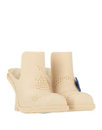 Burberry Rubber Highland Mules Beige