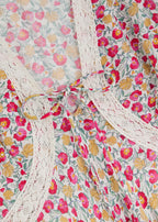 Rixo London Amina Pansy Floral Print Woven Midi Dress