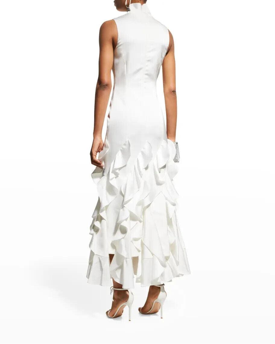 16ARLINGTON Ivory White Bridal Lanao Cascading Ruffle Wedding Dress - House Of Huntington