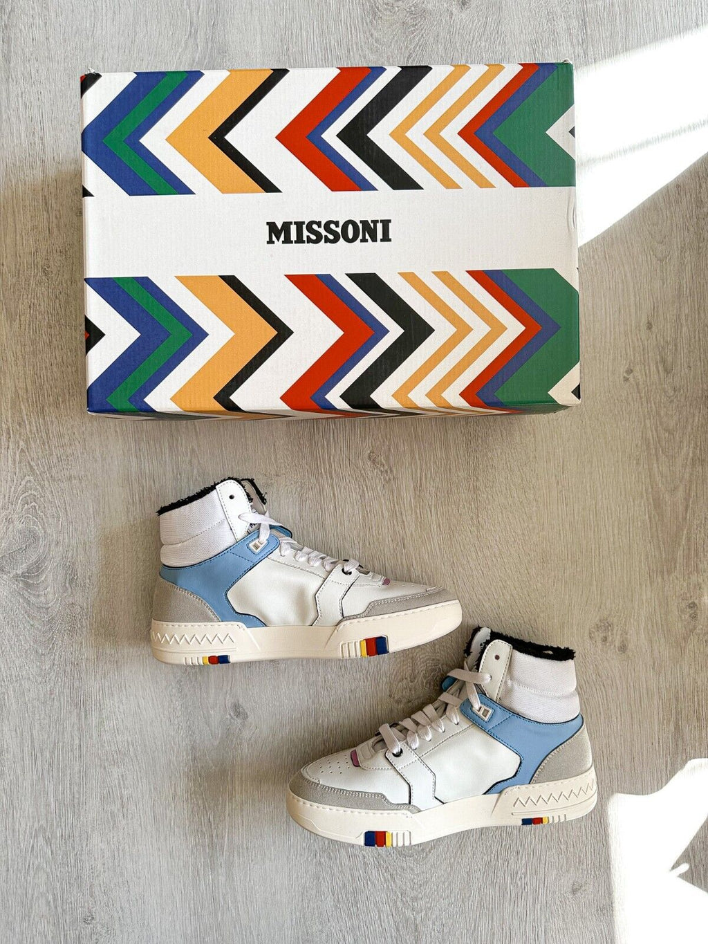 MISSONI Basket 90 Fruit Base Trainers Sneakers + MISSONI Bag