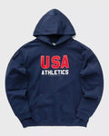 Sporty & Rich USA Athletics Blue hoodie