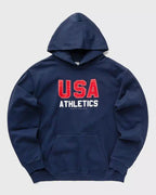 Sporty & Rich USA Athletics Blue hoodie