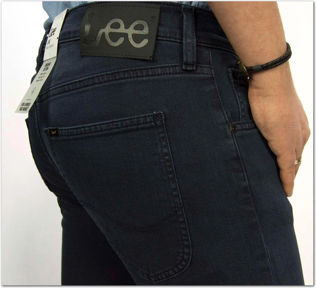 LEE Luke Tapered Dark Grey Jeans